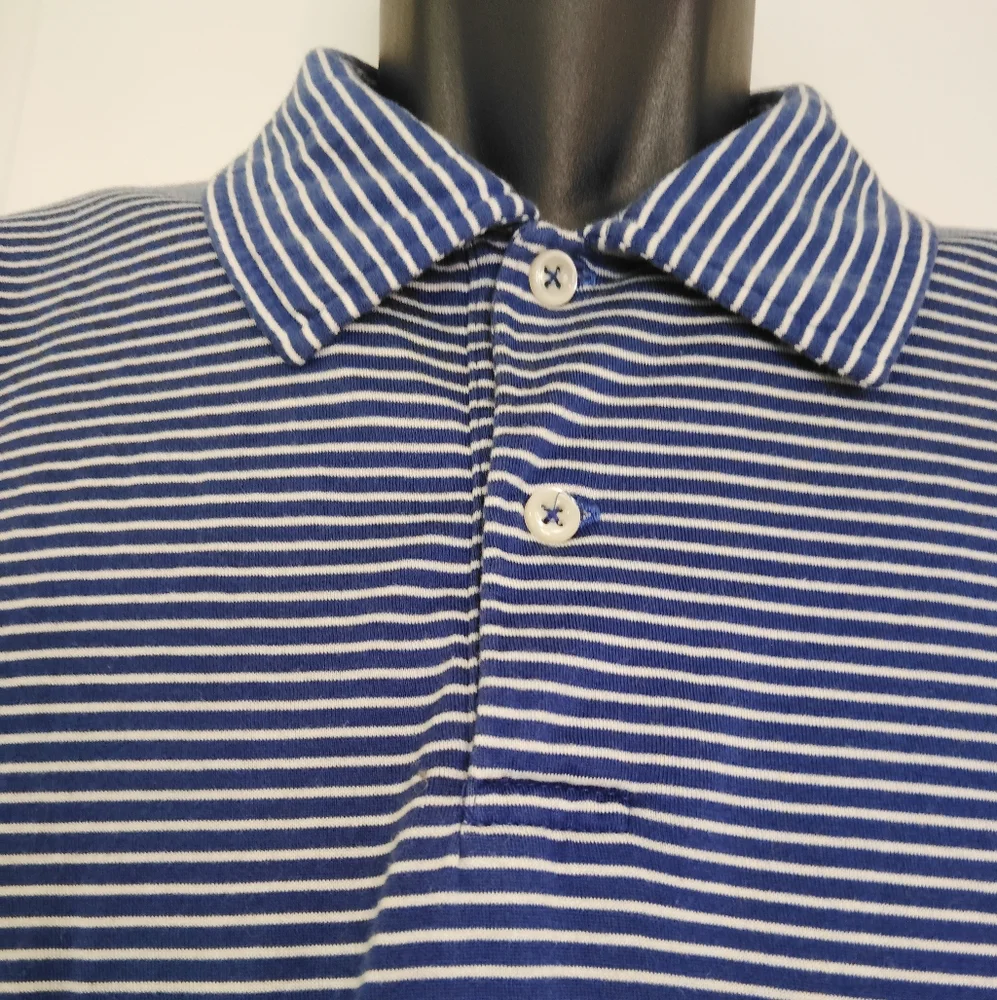 Ralph Lauren Striped Short‎ Sleeve Polo Shirt Sz XL